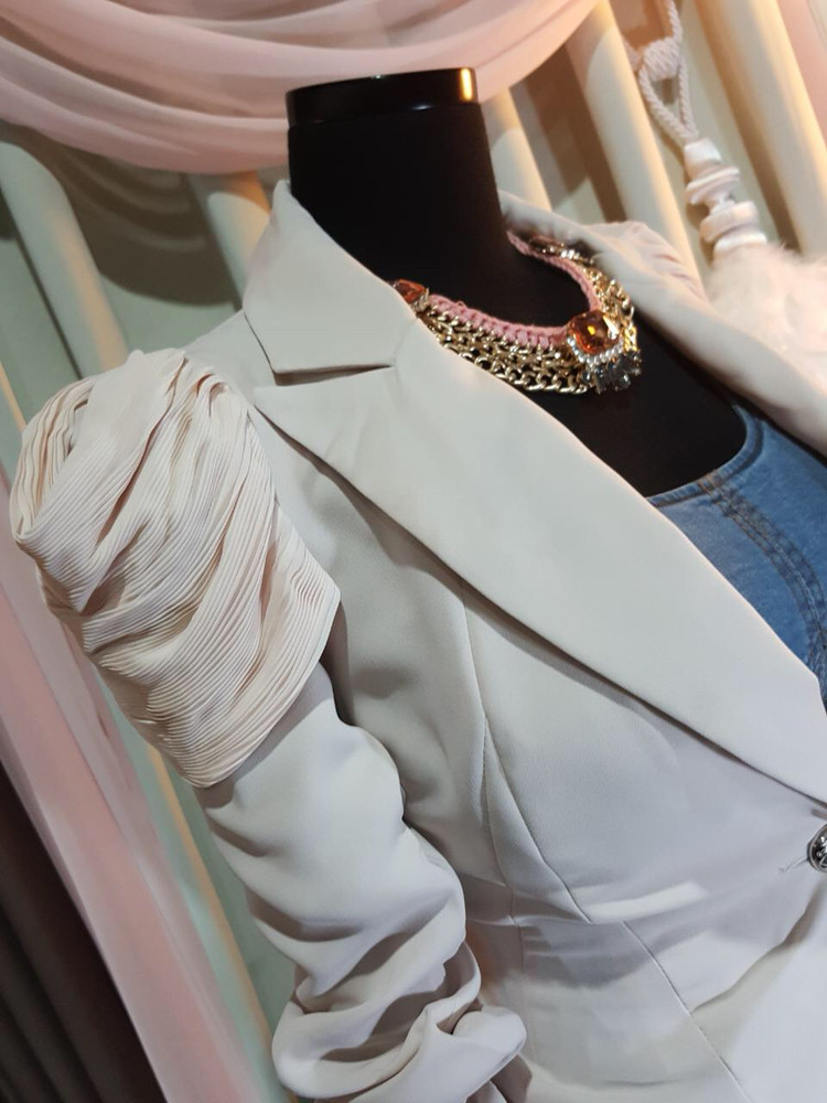 고퀄리티 쉬폰 드레이프자켓 / 봄자켓--4