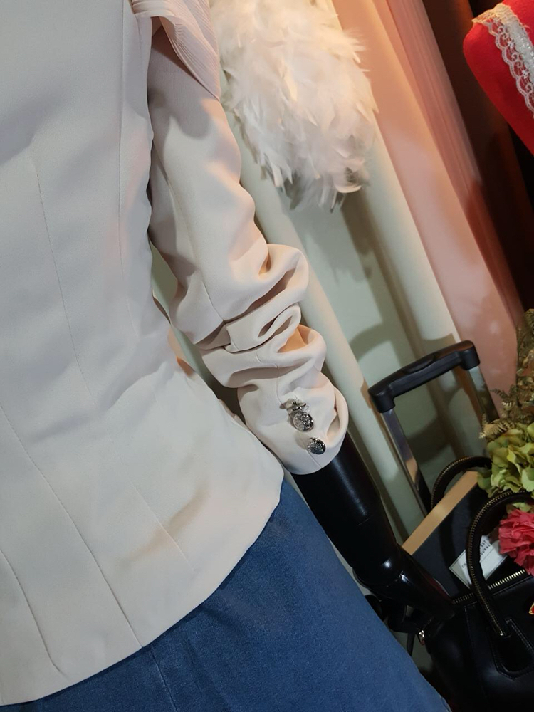 고퀄리티 쉬폰 드레이프자켓 / 봄자켓--7