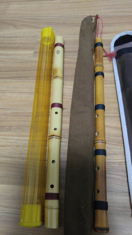 리코더 2개와단소 2개--2