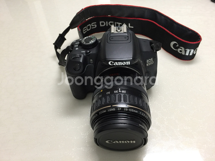캐논 650D dslr <줌 렌즈 포함>--0