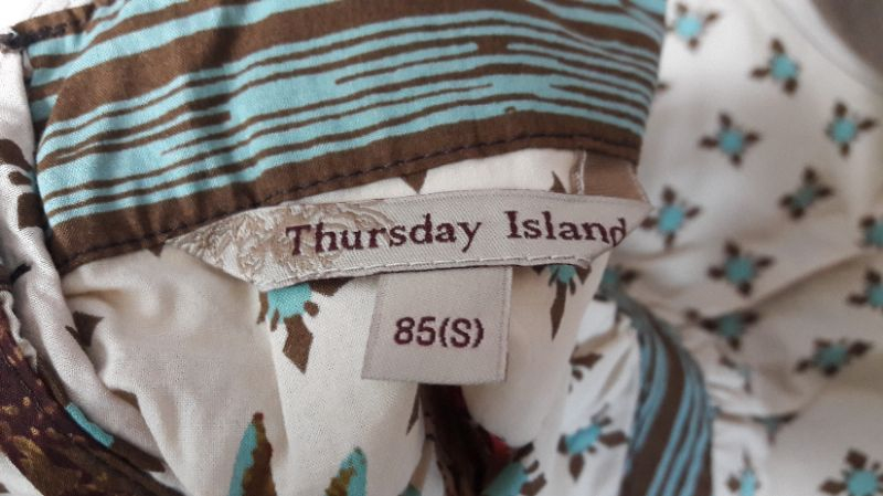 써스데이 아일랜드 끈나시 사이즈85 구제--2