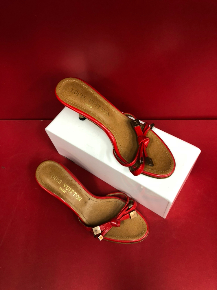 루이비통 구두형 슬리퍼--0