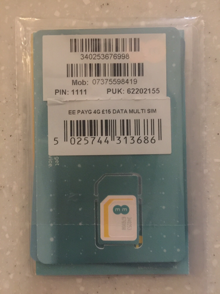 5GB+500분(유럽내+한국)-EE유심 이미지