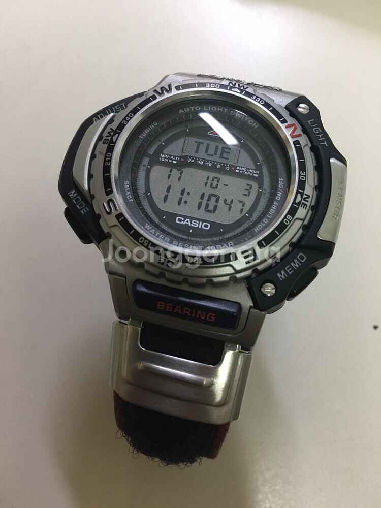 카시오 1999 prt-1400 산악용 스포츠시계--0