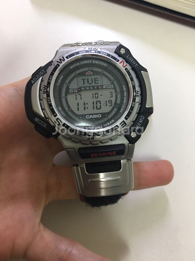 카시오 1999 prt-1400 산악용 스포츠시계--3