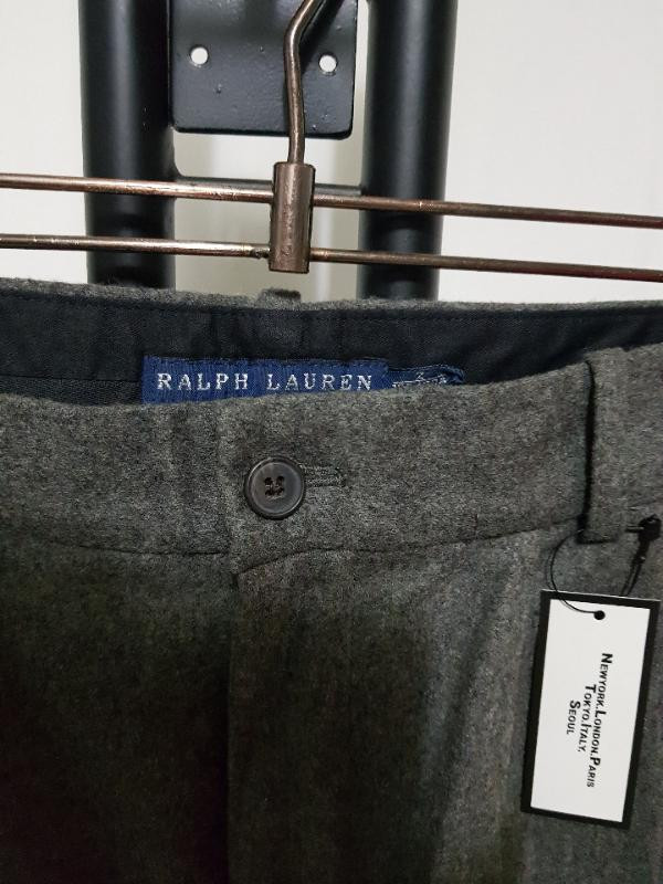 랄프로렌 울 팬츠 반바지--1