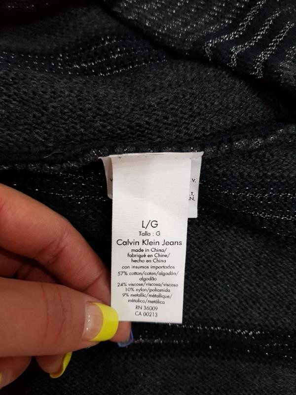 캘빈클라인 진 블랙 펄 니트--5