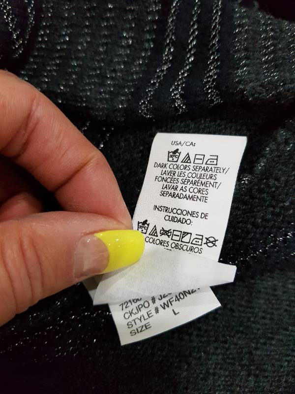 캘빈클라인 진 블랙 펄 니트--7