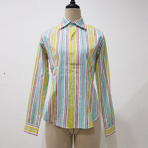 랄프로렌 멀티 스트라이프 블라우스