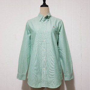 폴로 민트 블라우스