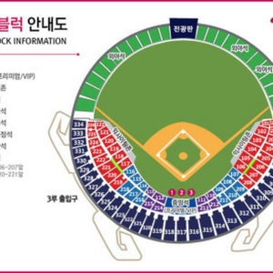 4월20일 두산기아전 3루 네이비 응원석