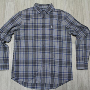 [XL] 헤지스 정품 와이셔츠 남방 체크그레이