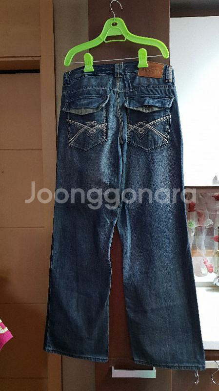 [32]헹텐 남성 와이드 청바지--2