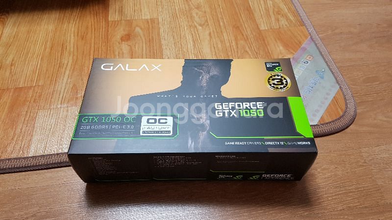 gtx1050 oc 2g 갤럭스 박스 미개봉 새제--0