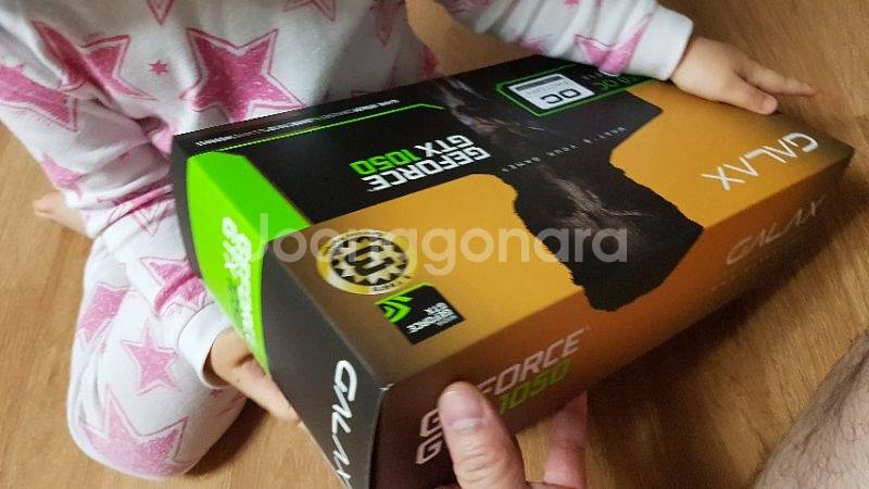 gtx1050 oc 2g 갤럭스 박스 미개봉 새제--1