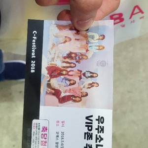 우주소녀 c페스티벌 vip티켓(입장번호 30)(직