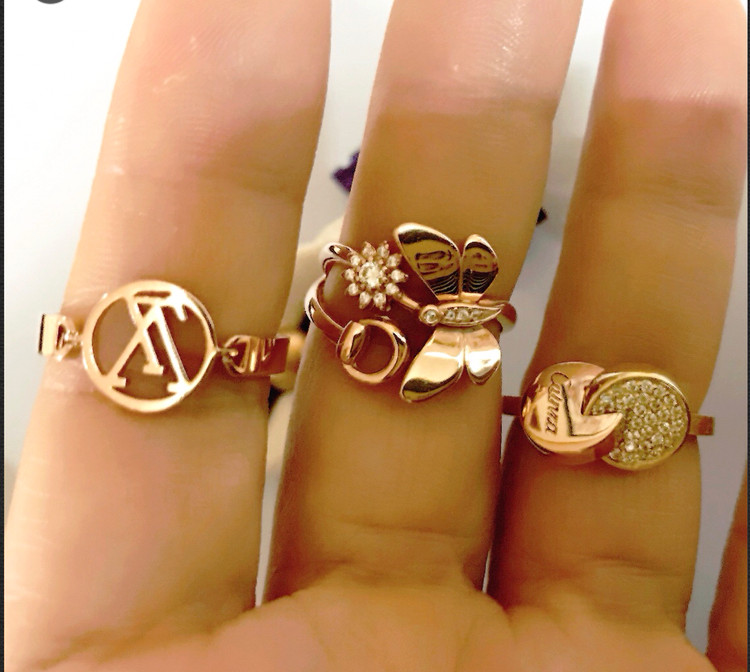 14k  행운의 예쁜 나비 반지 (새상품)- 선물 이미지