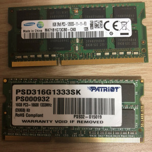 노트북용 ddr3 8g 판매합니다