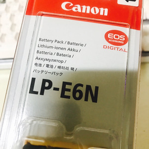 LP-E6N 캐논 카메라 배터리