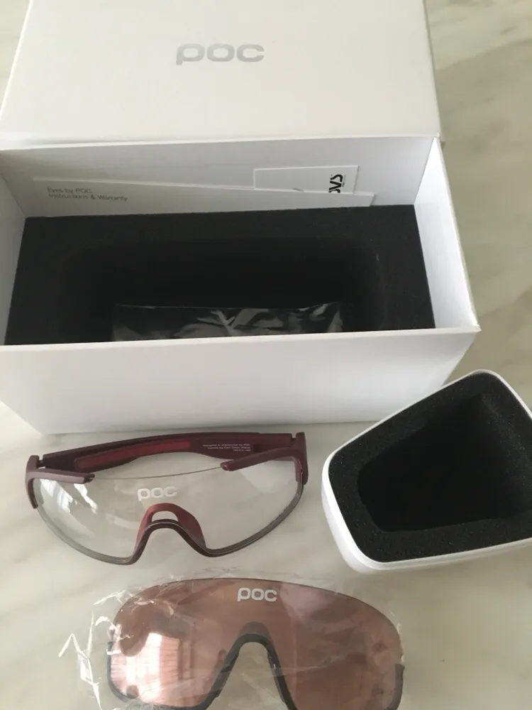 poc 크레이브 버건디 고글 판매합니다. 이미지