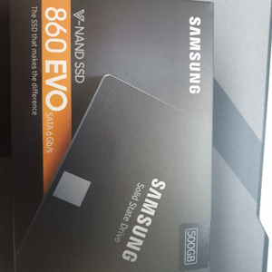 미개봉 삼성정품 ssd 860 evo 500g 팝