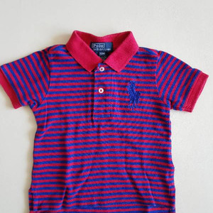 폴로 랄프로렌 반팔 티셔츠-레드