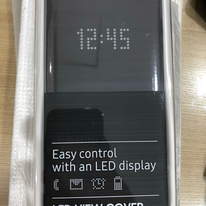 갤럭시 s9+ led 뷰커버 블랙과 패스트차저 보