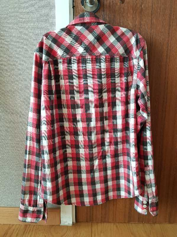 #옷장정리# 타미힐피거 남자 체크남방 이미지