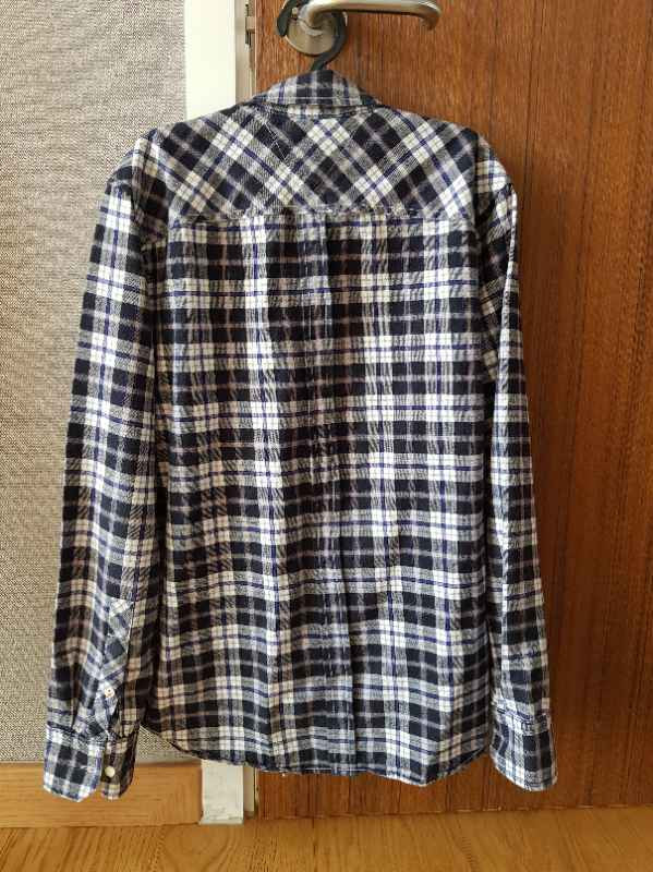 #옷장정리# 타미힐피거 남자 체크남방 이미지