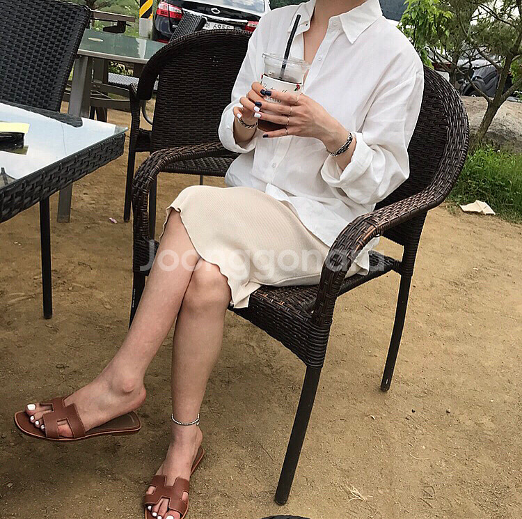 정품 에르메스오란슬리퍼--2