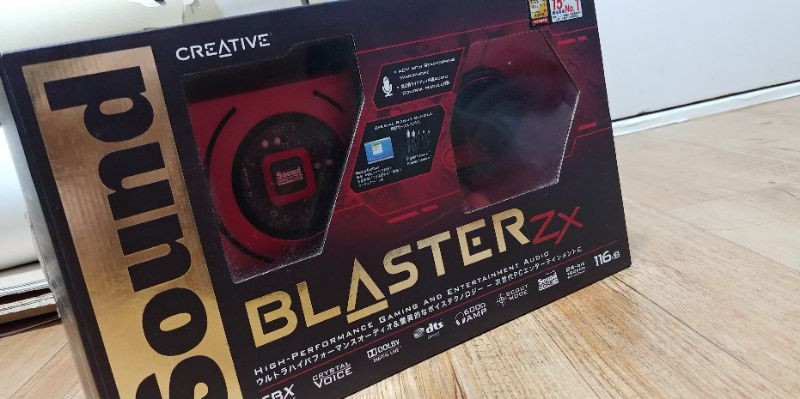 사운드블라스터zx 풀박스 6만원에 팝니다~--2