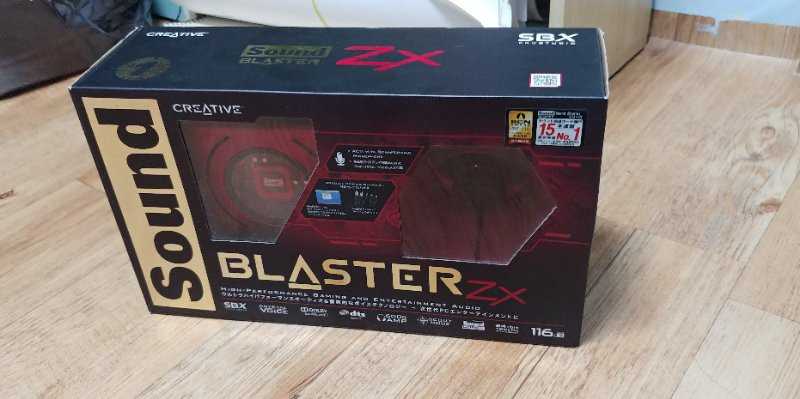 사운드블라스터zx 풀박스 6만원에 팝니다~--3