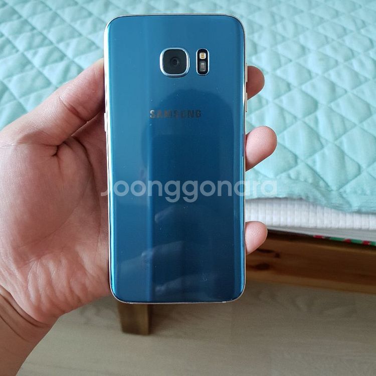 갤럭시 s7엣지 블루코랄 64GB--0