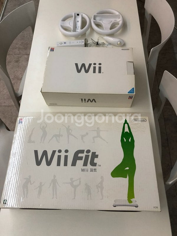 닌텐도 will 2인세트 + wii fit + C--1