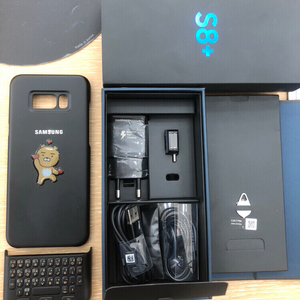 S8+ 128GB 블랙색상 풀박스 S급 정품으로 