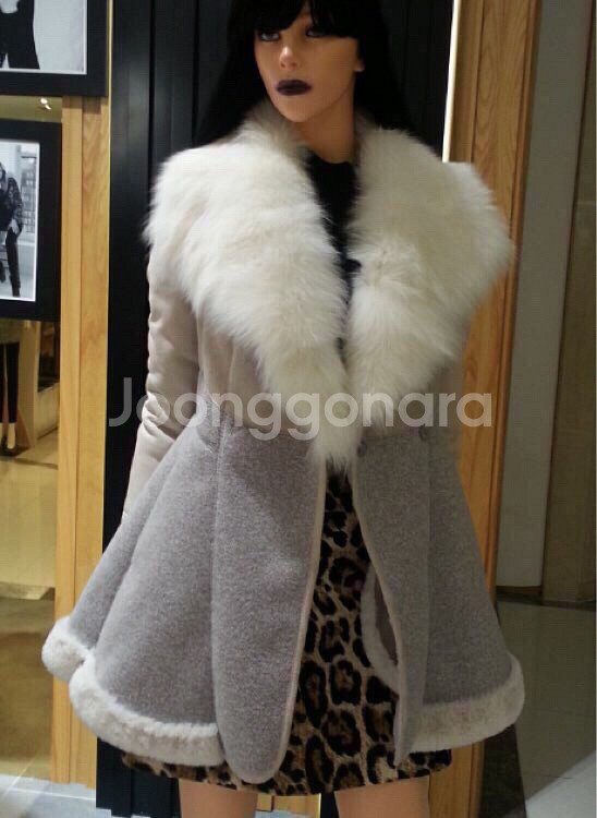 에고이스트 핏앤플레어 폭스카라 무스탕(EE4MC0--1