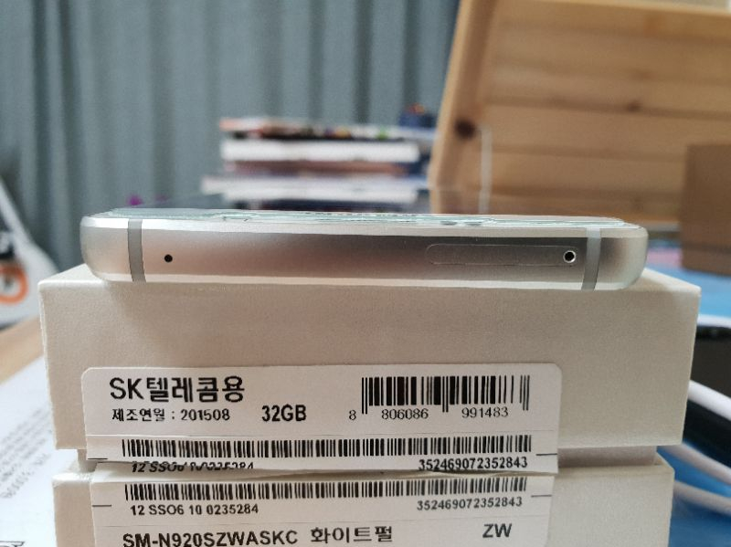 SKT 겔럭시 노트5 32G 화이트 판매(인천)--5