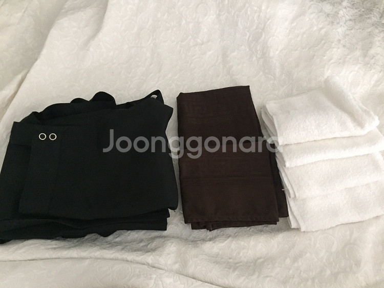 바리스타 실기 준비물 (앞치마+리넨2+행주4)--0