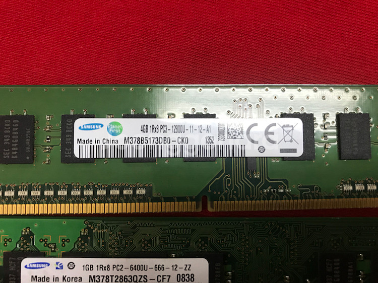 삼성 DDR3 램 pc3 12800U 4GB 램 | 기타 주변기기 | 중고나라