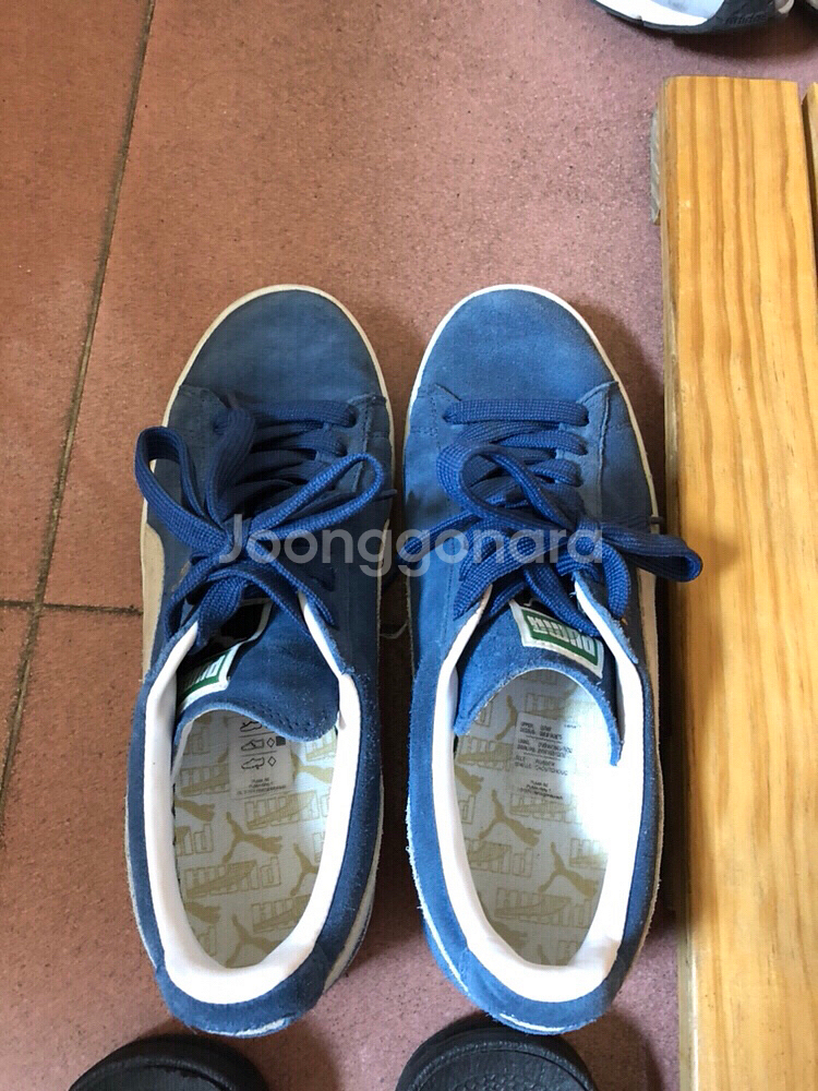 퓨마 스웨이드 클래식 블루 260 택포2--0