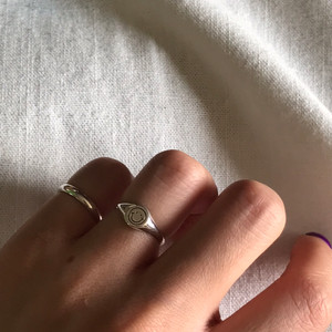 💍 실버 스마일 반지 : ) 💍