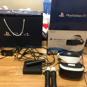 미개봉 신품 ps4 pro + VR 3번 세트 팝