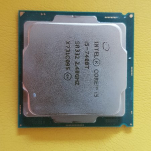 저전력 CPU I5 7400T 와 ITX 메인보드