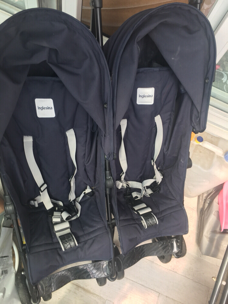 잉글레시나 쌍둥이 유모차--1