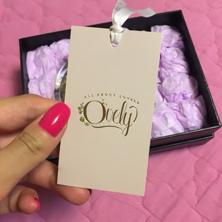 Ovely 오블리 플라워 미니원형탁상시계--5