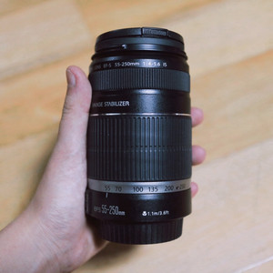 캐논 55-250mm is 망원렌즈 판매합니다