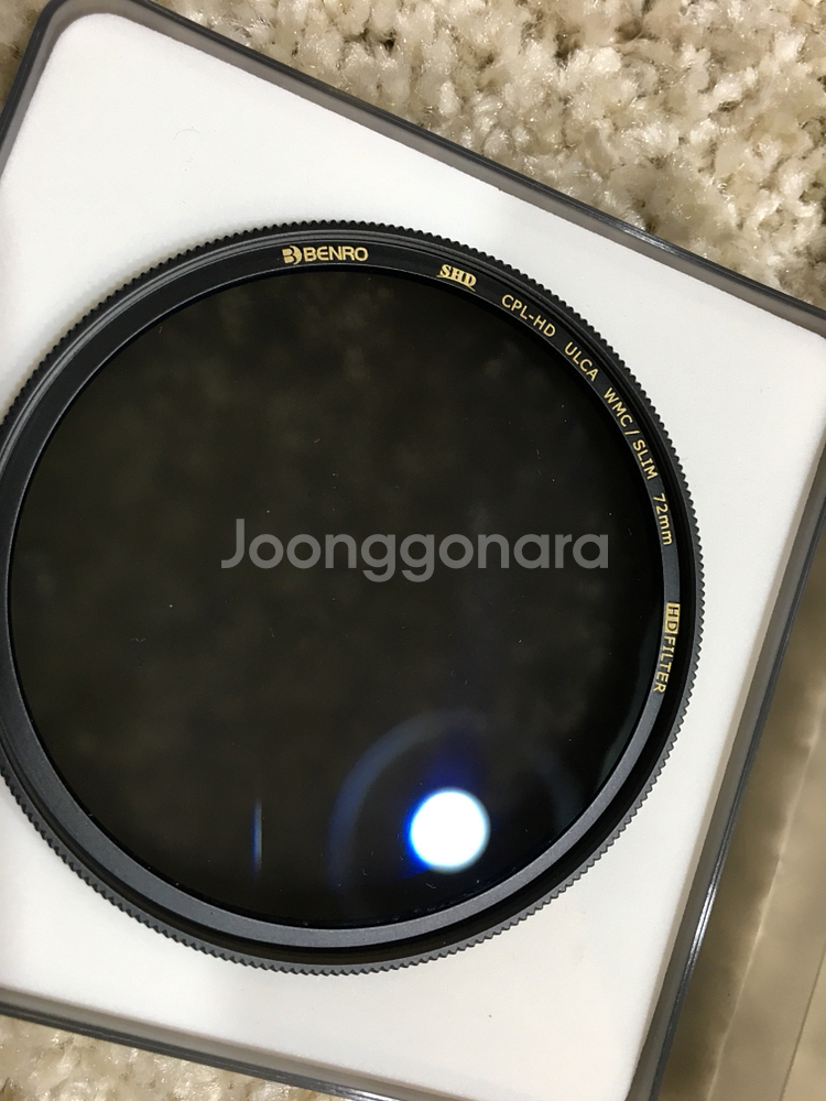 벤로 72mm cpl, nd필터 판매합니다.--2