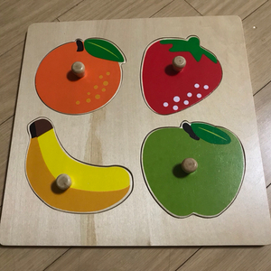 과일모양 원목 퍼즐