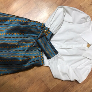 11am 자가드 투피스 세트 / H&M 원피스 (