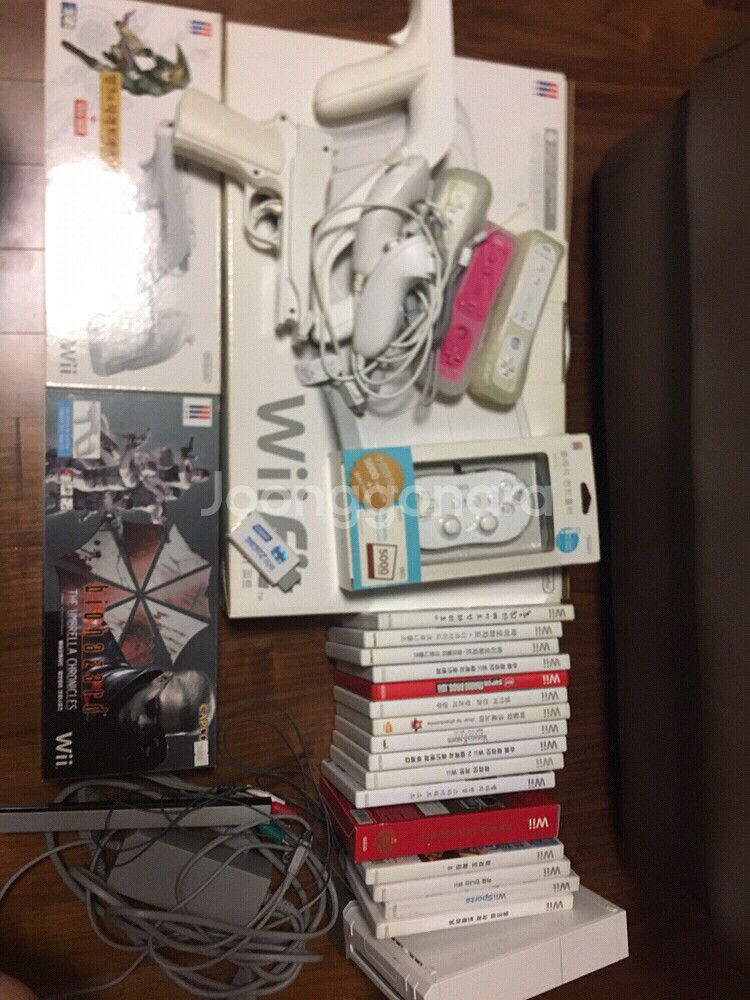 닌텐도 위 Wii + 주변기기 + 게임타이틀--0